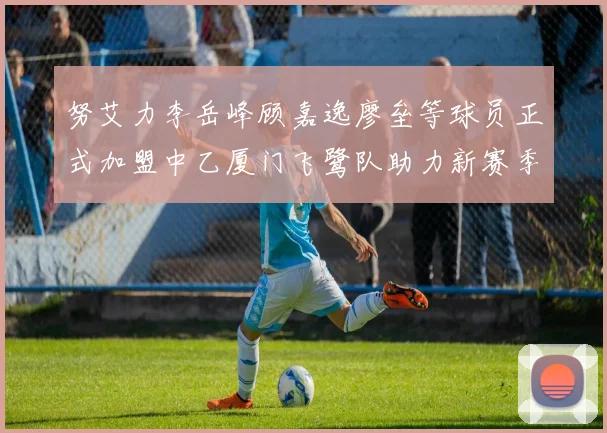 努艾力李岳峰顾嘉逸廖垒等球员正式加盟中乙厦门飞鹭队助力新赛季